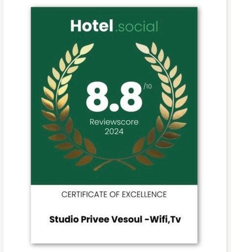 Studio Privee Vesoul -Wifi,Tv,Clim,Parking Gratuit Εξωτερικό φωτογραφία